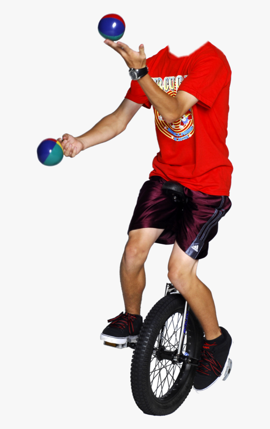 Transparent Unicycle Clipart - Hybrid Bicycle, HD Png Download