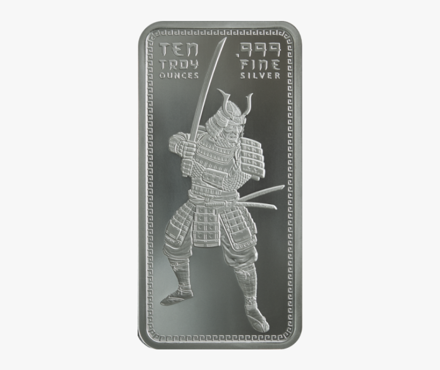 10 Oz Silver Bar - Silver, HD Png Download