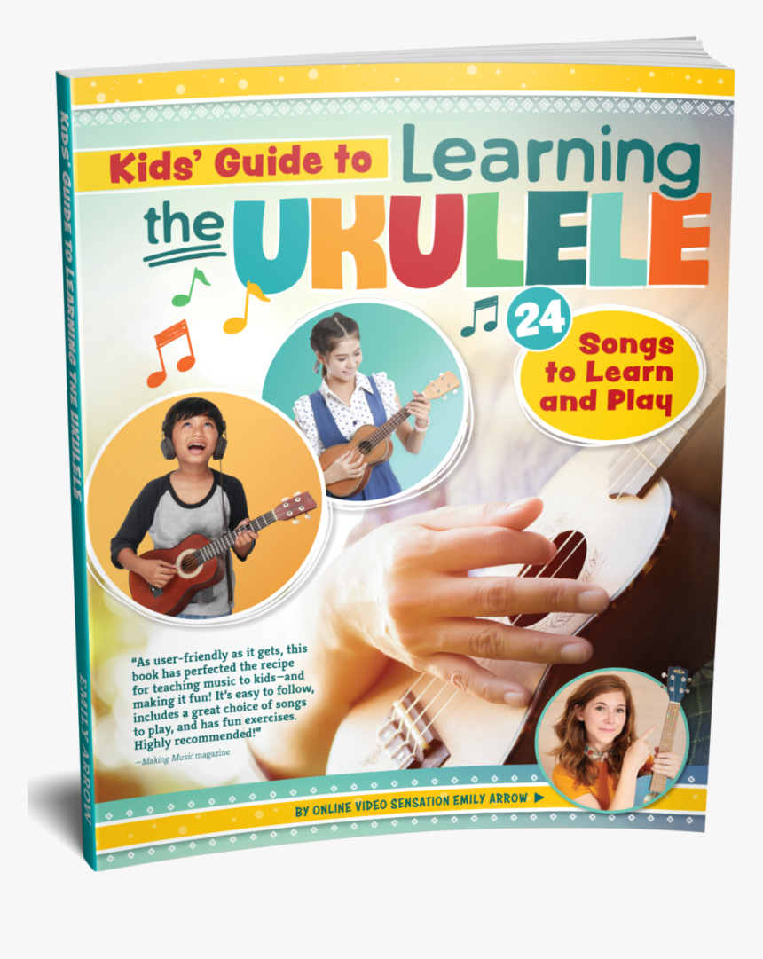 Uke Image - Kids' Guide To Learning The Ukulele: 24 Songs To Learn, HD Png Download