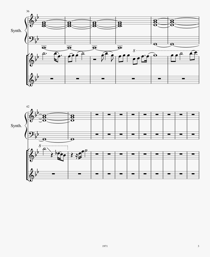 Shine On You Crazy Diamond Sheet Music Composed By - Sheet Music, HD Png Download