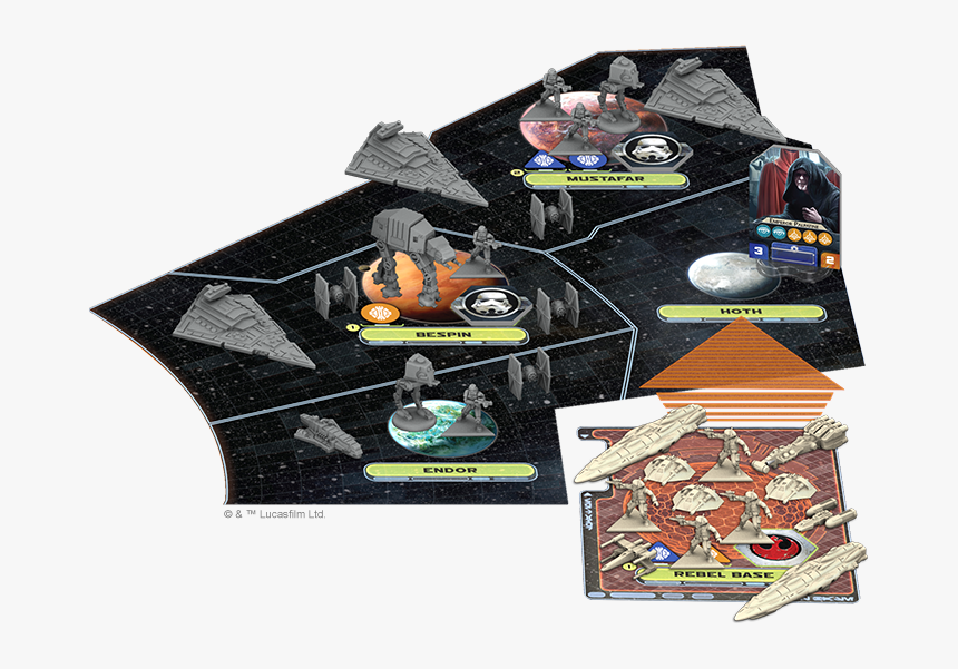 Star Wars Rebellion Bundle - Star Wars Rebelia Gra Planszowa, HD Png Download
