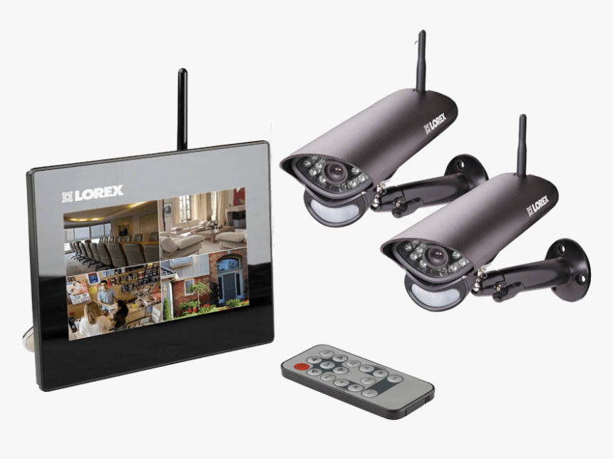 Wireless Security System Png Photos - Lorex Wireless Security Camera System, Transparent Png