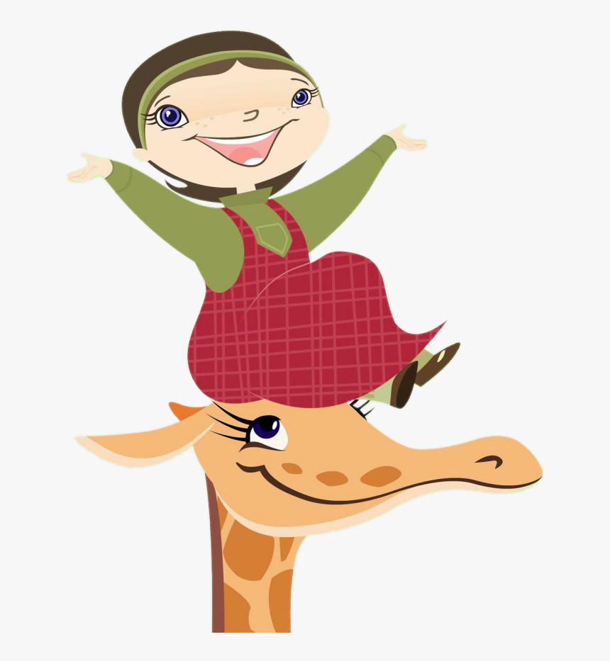 Willa On Giraffes Head - Willa's Wild Life Kids, HD Png Download