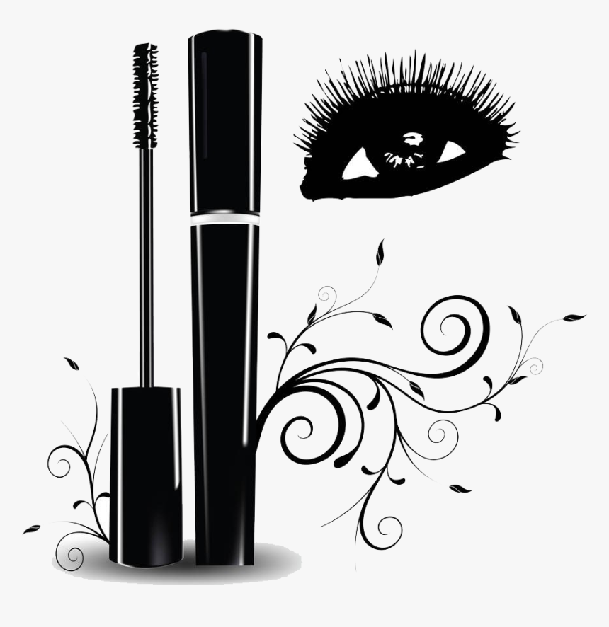Vector Freeuse Eyelash Extensions Brush Clip Art Hand - Makeup Art Brushes Clipart, HD Png Download