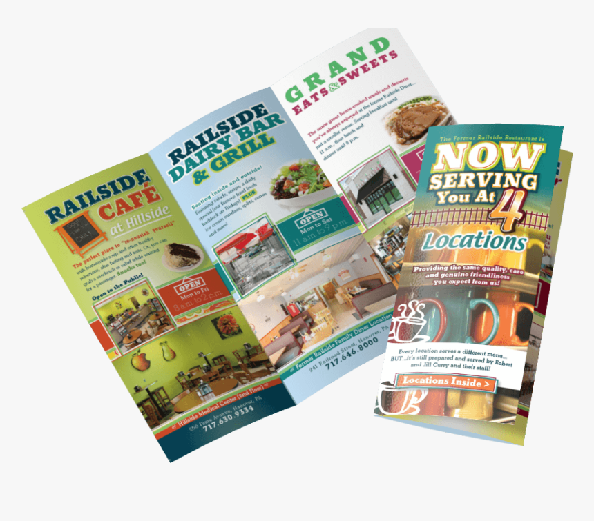Railside Tri-fold Brochure - Transparent Png Trifold Brochure Png, Png Download