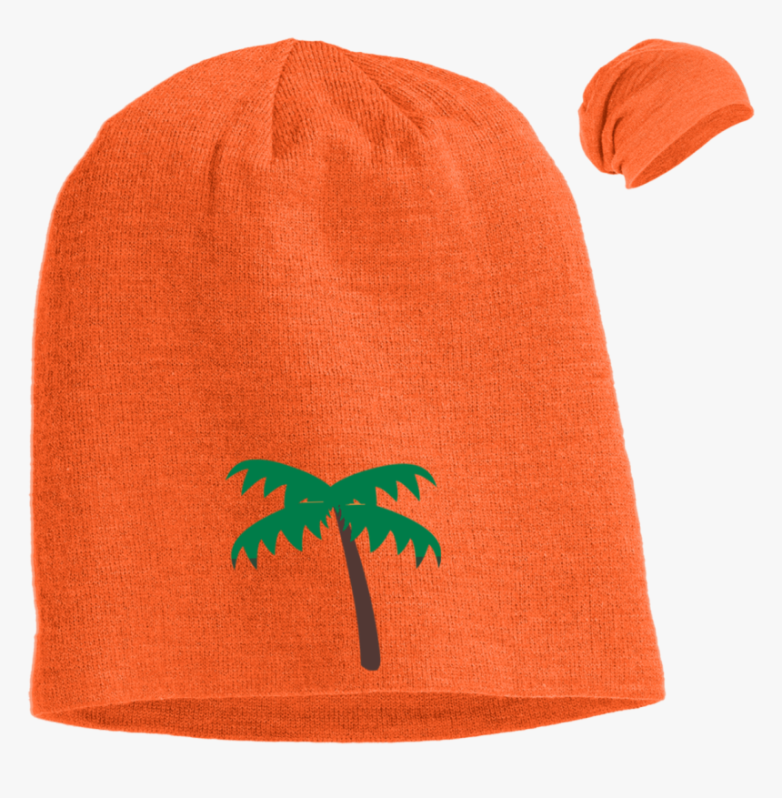 Palm Tree Emoji Dt618 District Slouch Beanie , Png, Transparent Png