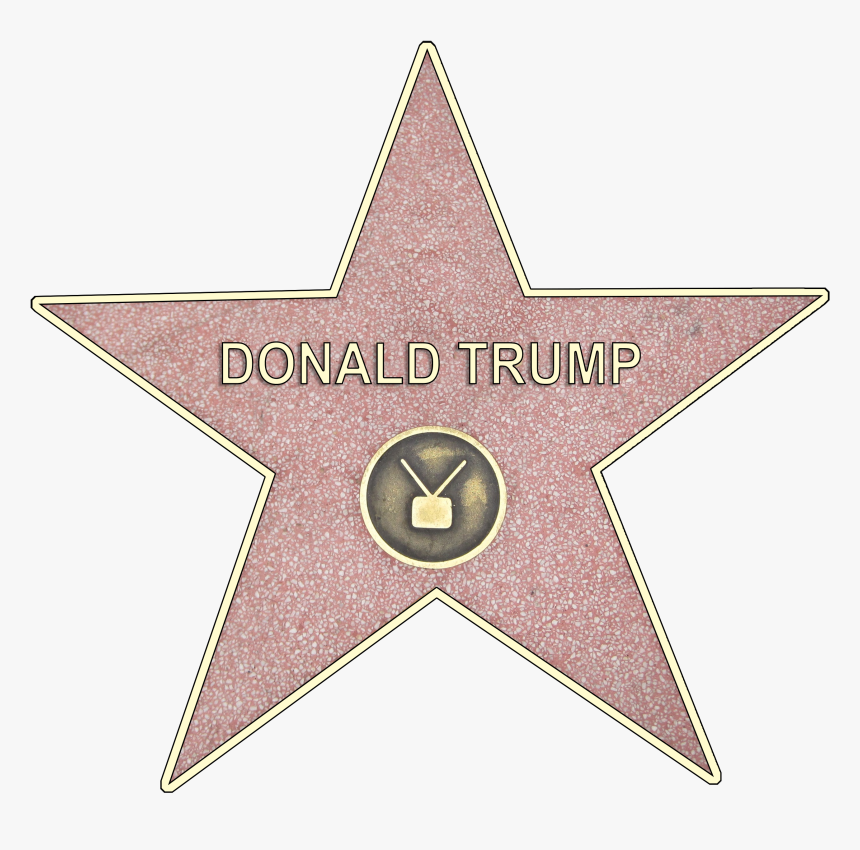 Hollywood Walk Of Fame Star Png, Transparent Png