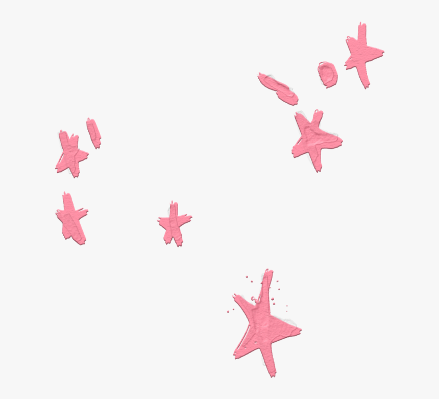 Stars Pink Overlay Sticker - Starfish, HD Png Download