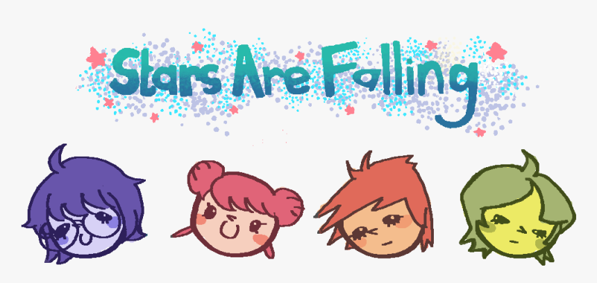 Stars Are Falling - Cartoon, HD Png Download
