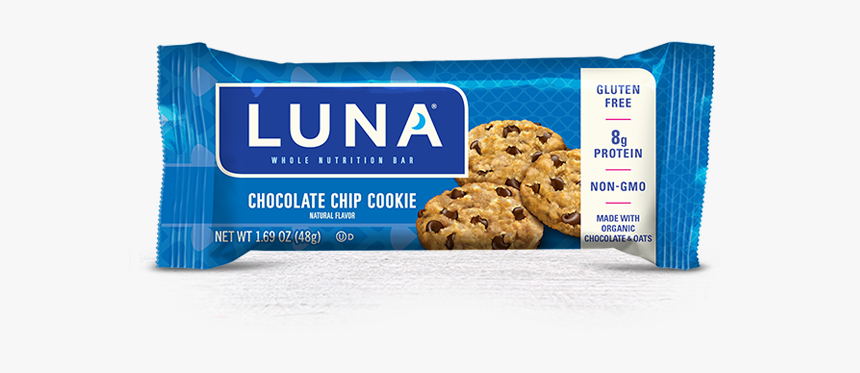 Chocolate Chip Cookie Flavor Packaging - Peanut Butter Luna Bars, HD Png Download