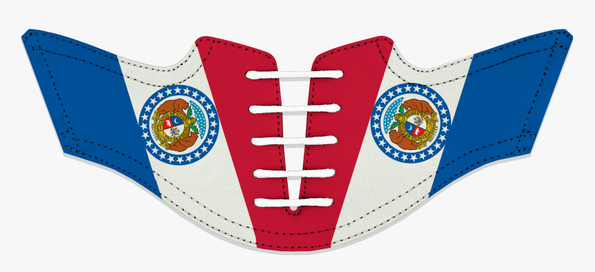 Mens State Of Missouri Flag Saddles Laces Missouri- - Emblem, HD Png Download