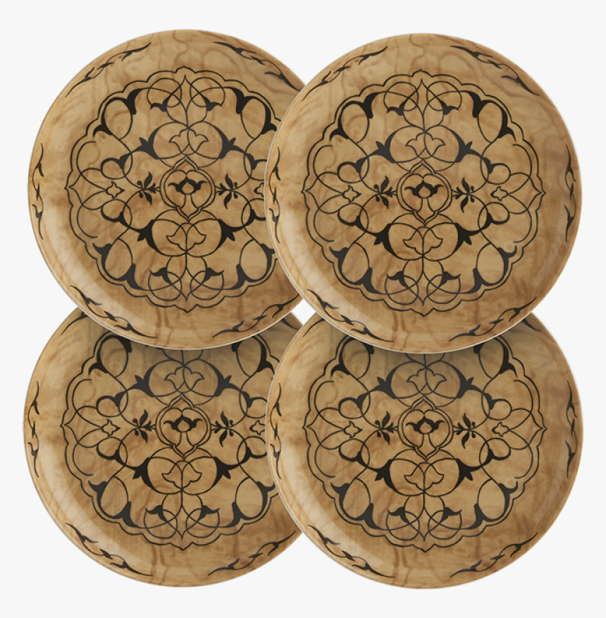 Alhambra Curly Pine Canapes, Set Of Four - Cookie, HD Png Download