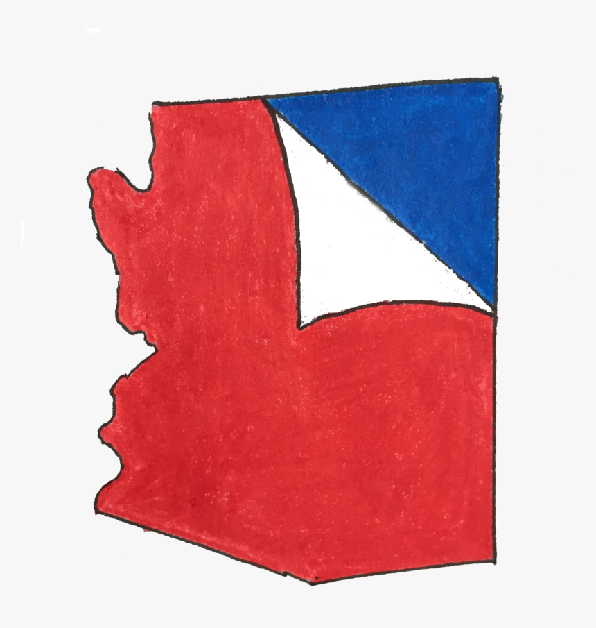 Red Arizona Could Swing Blue In Federal Election 
 - Creative Arts, HD Png Download