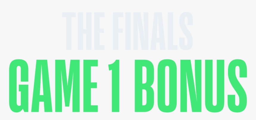The Finals Game 1 Bonus 
 Src Https - Pattern, HD Png Download