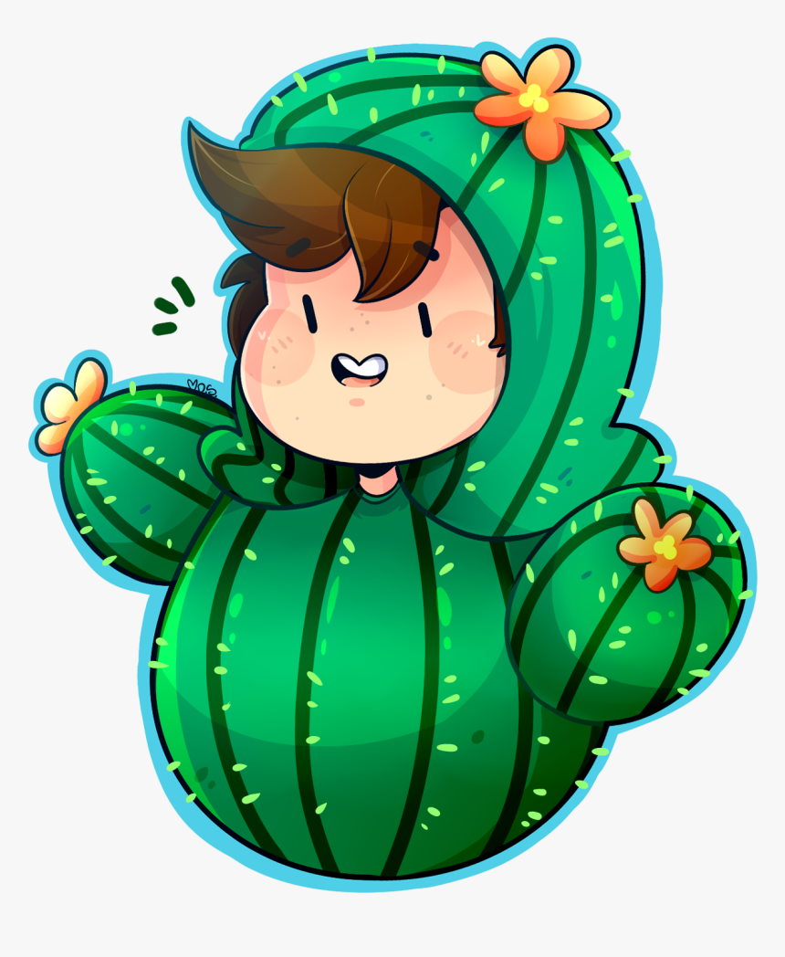 Crankgameplays As Cactus Boi Inspired By A Picture - Cactus Boi, HD Png Download