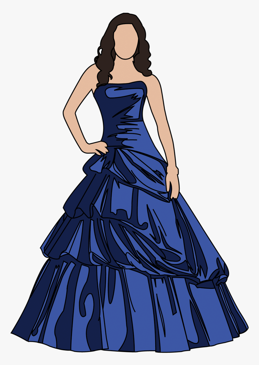 Prom Dress Clipart, HD Png Download