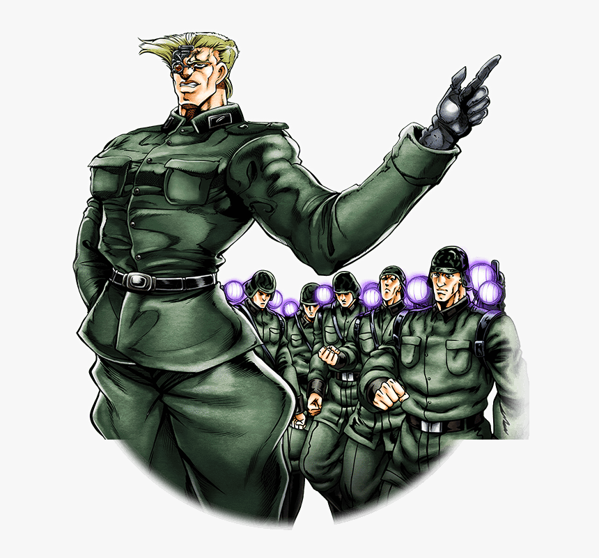 Unit Rudol Von Stroheim And Elite Troops - Jojo Von Stroheim Braka Monoga, HD Png Download