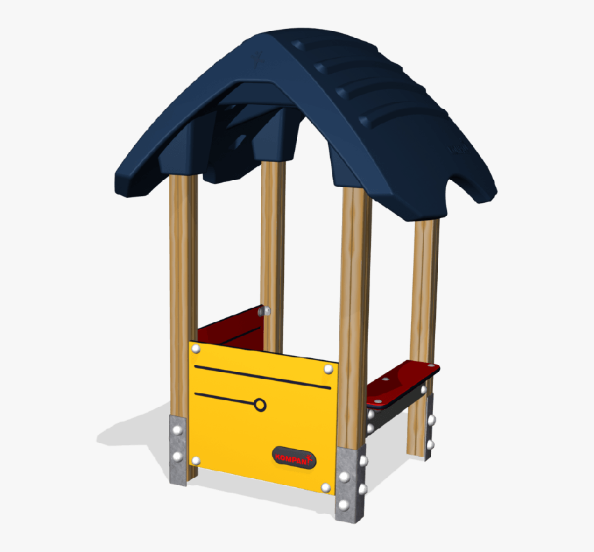 Playhouse With Desk, Wood Post - Gazebo, HD Png Download