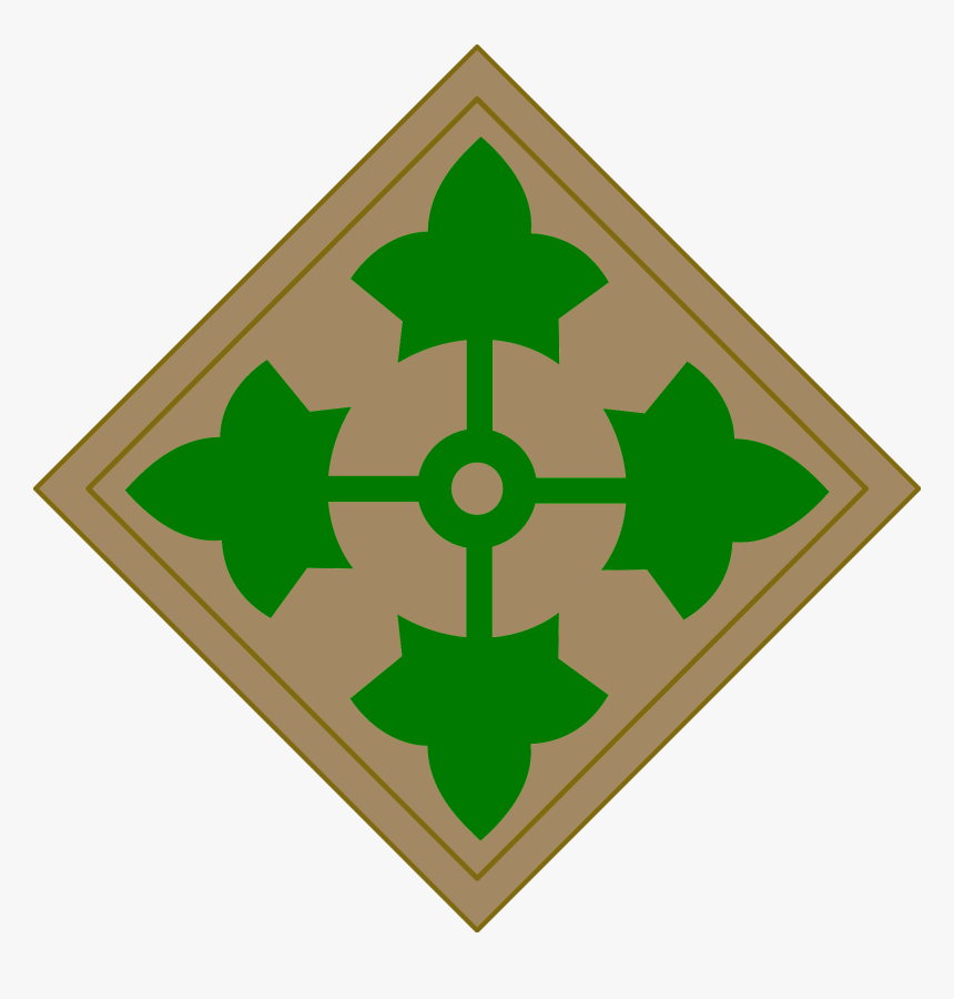 Clipart Army Silver Star Jpg Freeuse James M - 4th Infantry Division Logo, HD Png Download