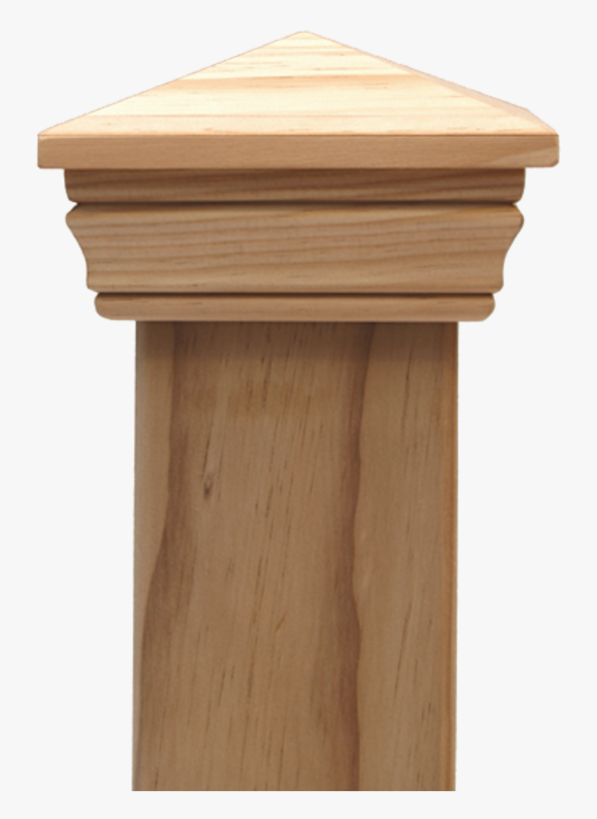 Replica Pyramid 45 Series Post Cap To Suit Rough Sawn, HD Png Download