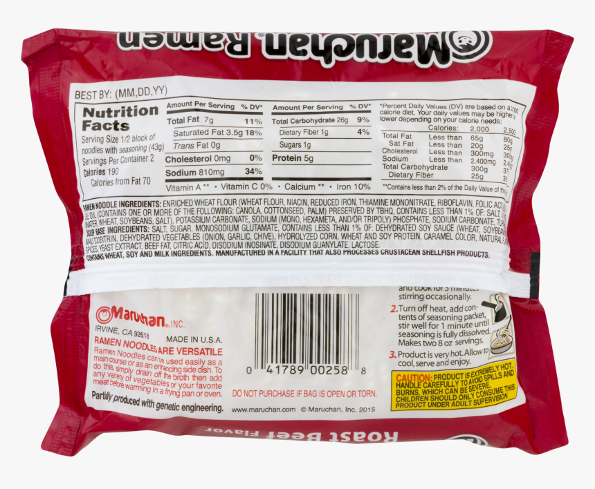 Maruchan Ramen Noodle Soup - Bratwurst, HD Png Download