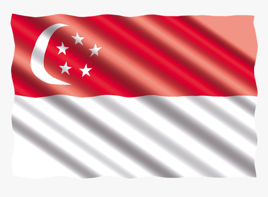 Singapore Flag Transparent, HD Png Download