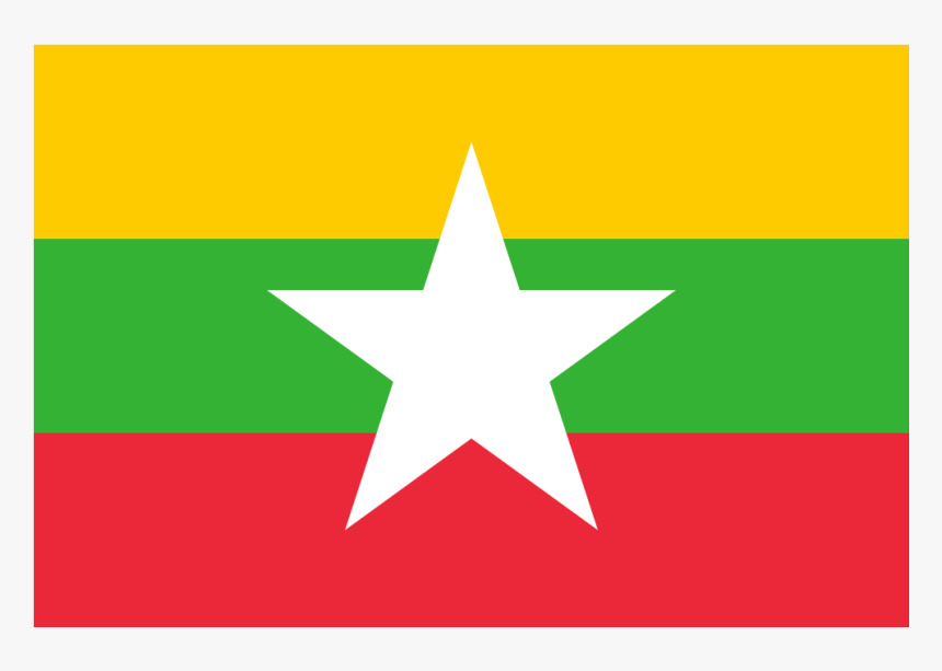 Mm Myanmar Burma Flag Icon - Flag Of Myanmar, HD Png Download