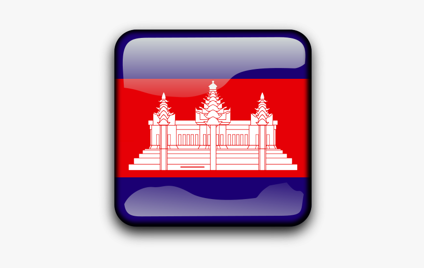 Kh Flag Png Clip Arts - Cambodia Flag, Transparent Png