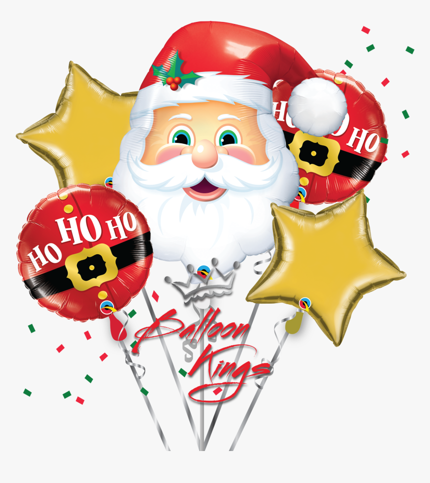 Santa Head Bouquet, HD Png Download