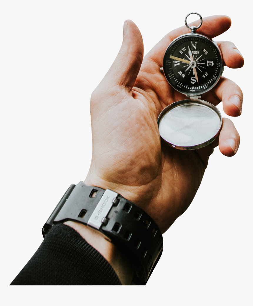Small Compass In Hand - Quotes For Leaders, HD Png Download