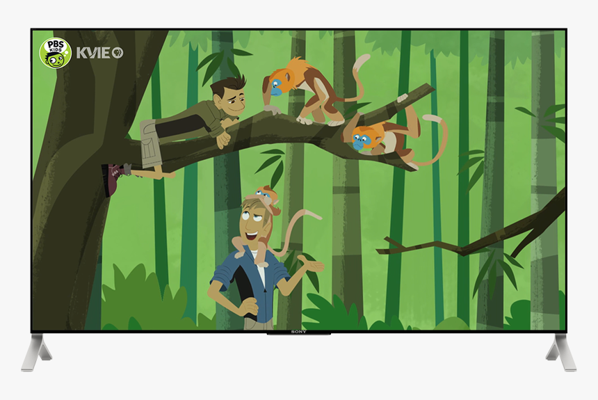 Pbs Kids App On Tv With Chromecast - Cartoon, HD Png Download