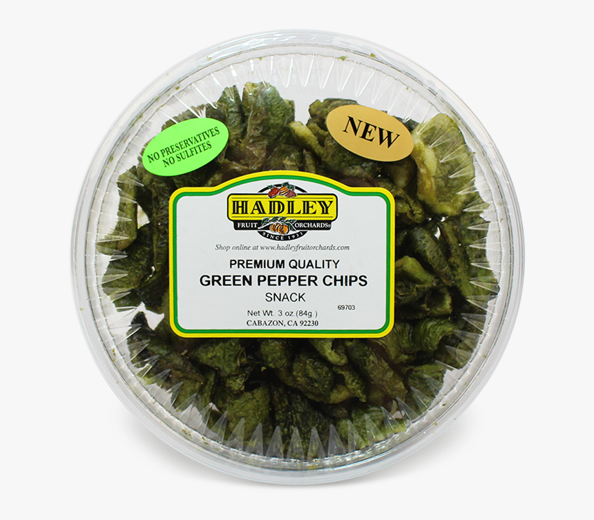 Green Pepper Chips - Hadley Fruit Orchards, HD Png Download