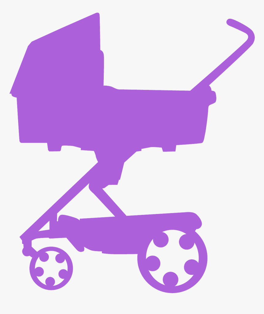 Carrinho De Bebe Silhueta, HD Png Download