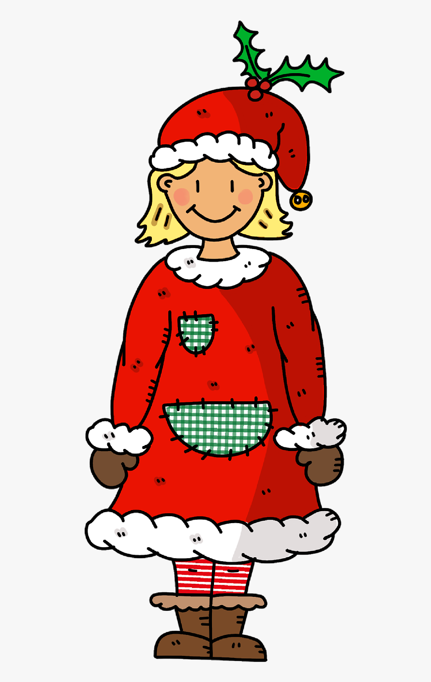 Christmas Elf Christmas Helper Christmas Party Free - Christmas Elf, HD Png Download
