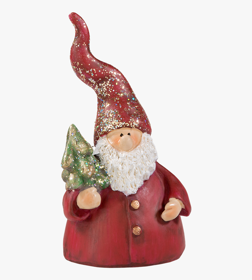 Christmas Elf With Pointed Cap, - Santa Claus, HD Png Download