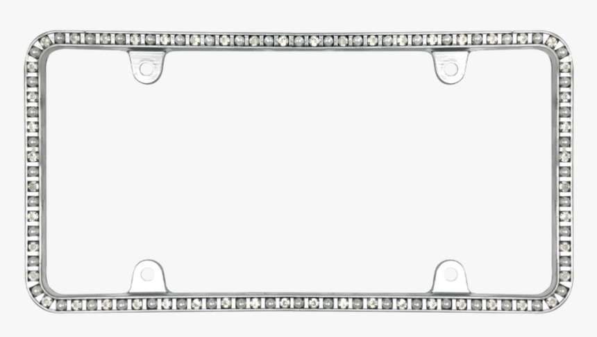 Pearlesque With Ice Crystals License Plate Frame - Tool, HD Png Download