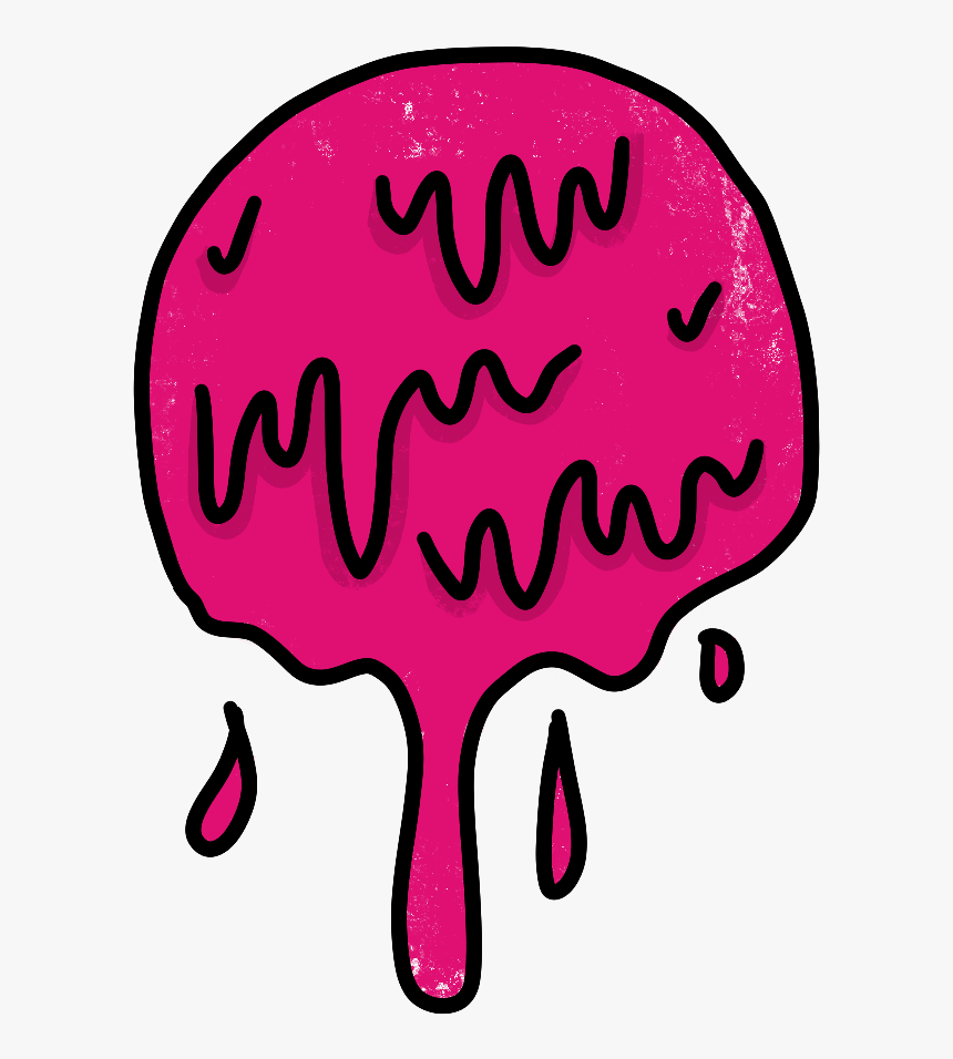 #melting #circle #pink #drops #texture #lineart #gremiart - Melting Circle Png, Transparent Png