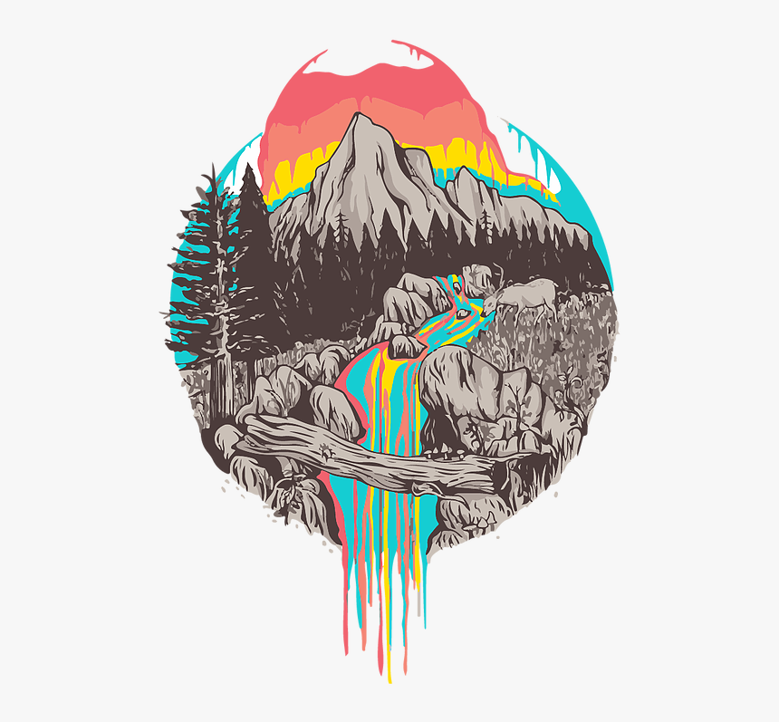 Melting T Shirt, HD Png Download