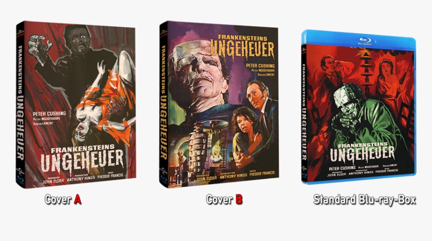 2015 05 03 Evilfrankenstein Packshots Sm - Evil Of Frankenstein Blu Ray, HD Png Download