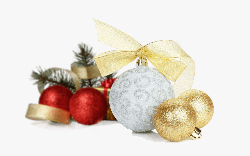 Gold Silver Christmas Ornament Png , Png Download - Christmas Ornament Gold Png, Transparent Png