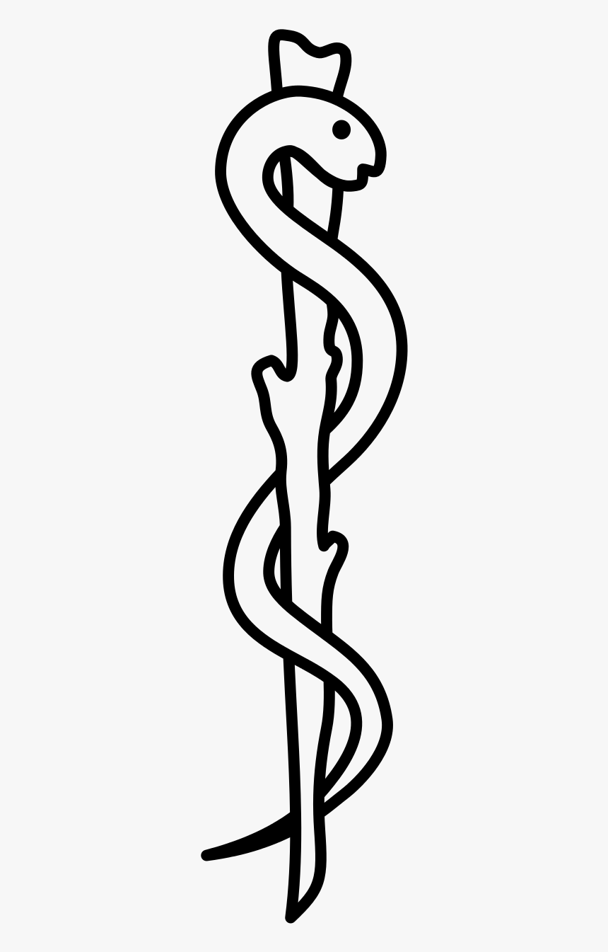Rod Of Asclepius, HD Png Download