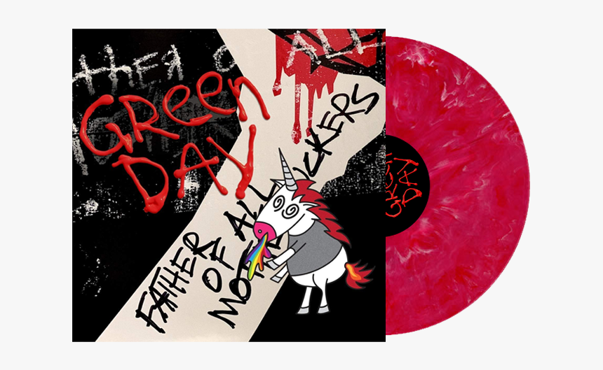 Father Of All Limited Edition Red & White Ghostly Colour - Green Day Father Of All, HD Png Download