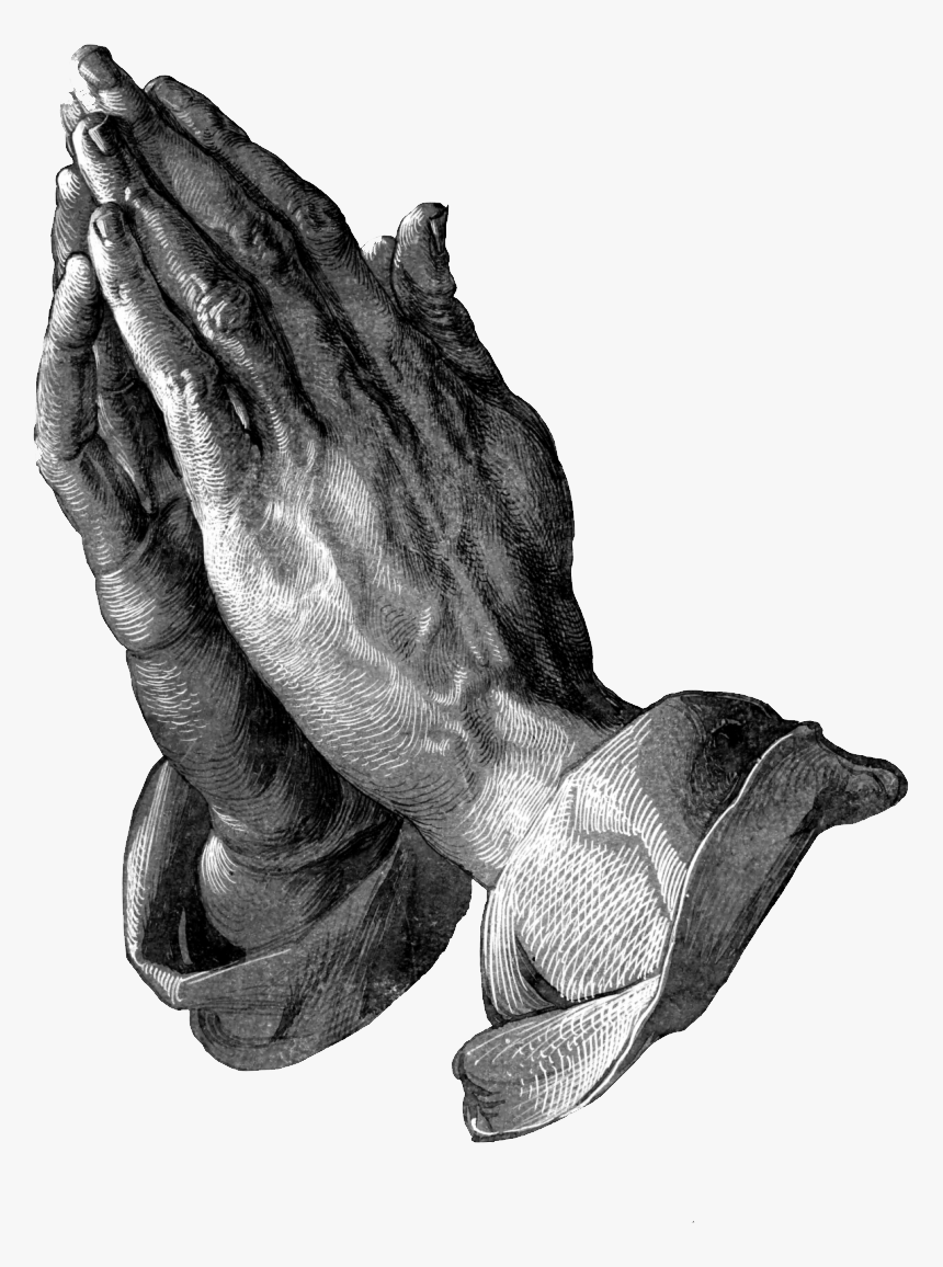 Praying Hands Png - Albrecht Durer Praying Hands Vintage, Transparent Png