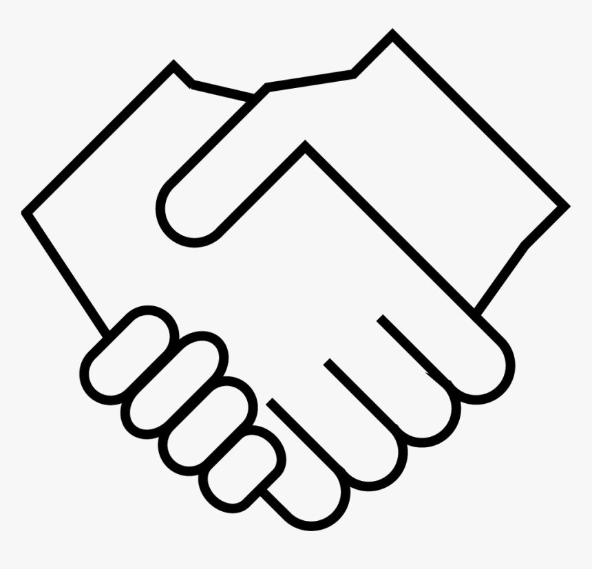 Link Hands - Line Art, HD Png Download