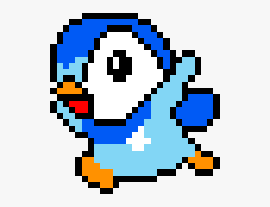 Pixel Art Pokemon Piplup, HD Png Download