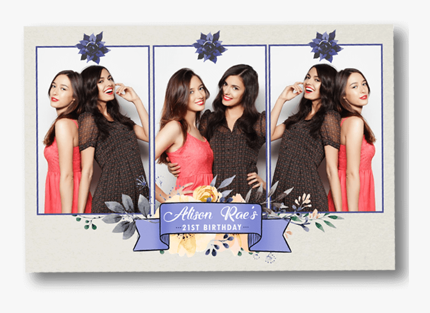 Photobooth Template 21st Birthday, HD Png Download