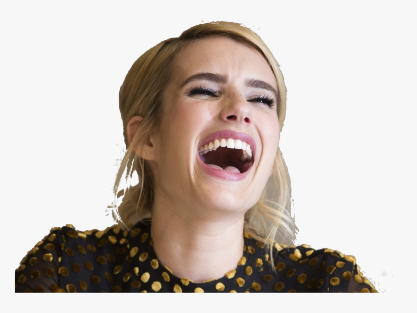 Sticker Other Emma Roberts Bitchface Laughing Evil - Tongue, HD Png Download
