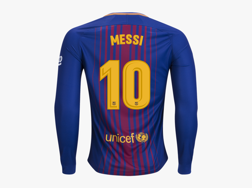 Barcelona Long Sleeve Jersey 2018 Coutinho, HD Png Download