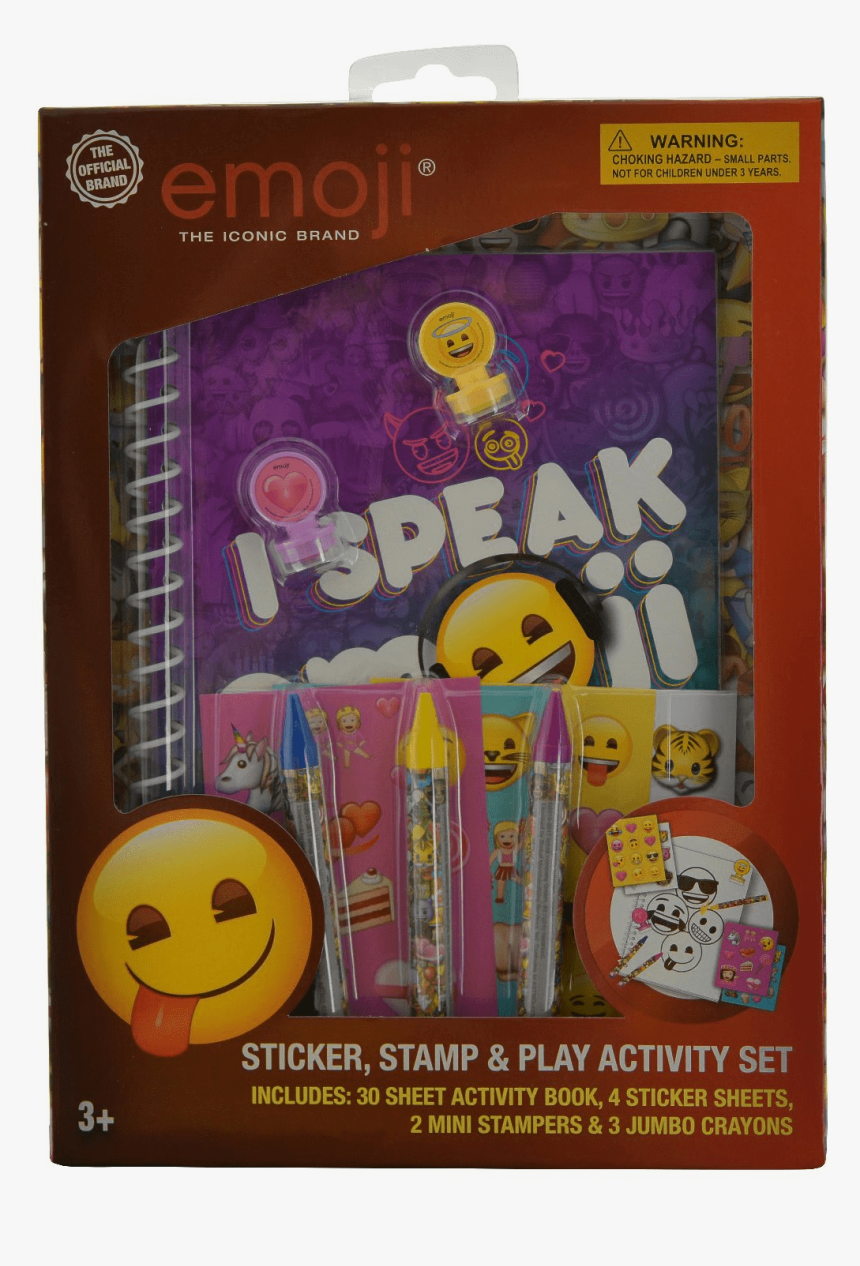 Emoji Sticker Stamp And Play Activity Set, HD Png Download