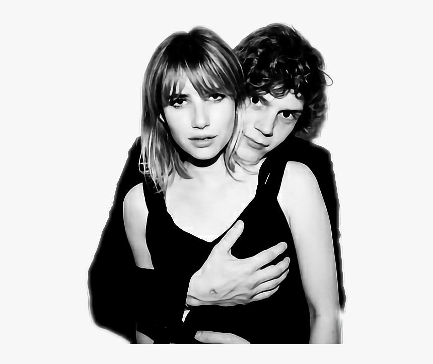 Evan Peters Y Emma Roberts , Png Download - Fight Evan Peters And Emma Roberts, Transparent Png